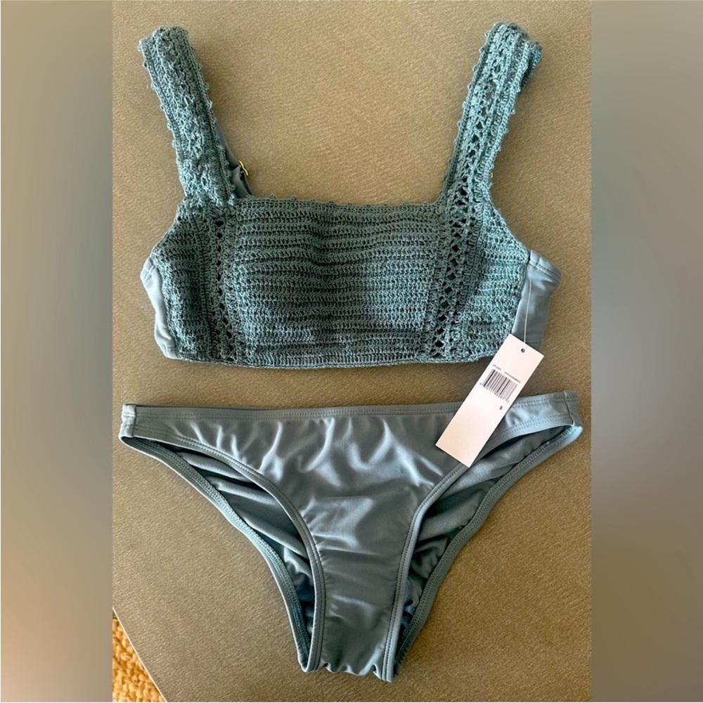 HULA HONEY CROCHET 2 PIECE SWIMSUIT BIKINI